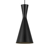 Telbix Flero Brushed Black Pendant Light (E27) | Large