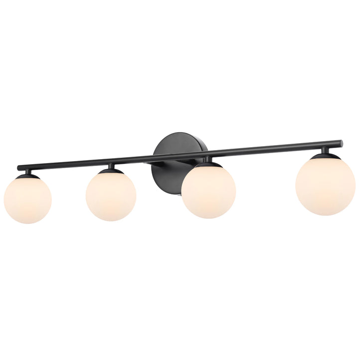 Telbix Moran 4 Light Vanity Light | Black