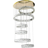 Telbix Rias 6 Tier Pendant Light | Gold