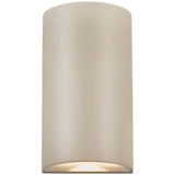 Nordlux Rold Round Up/Down Outdoor LED Wall Light | Sand