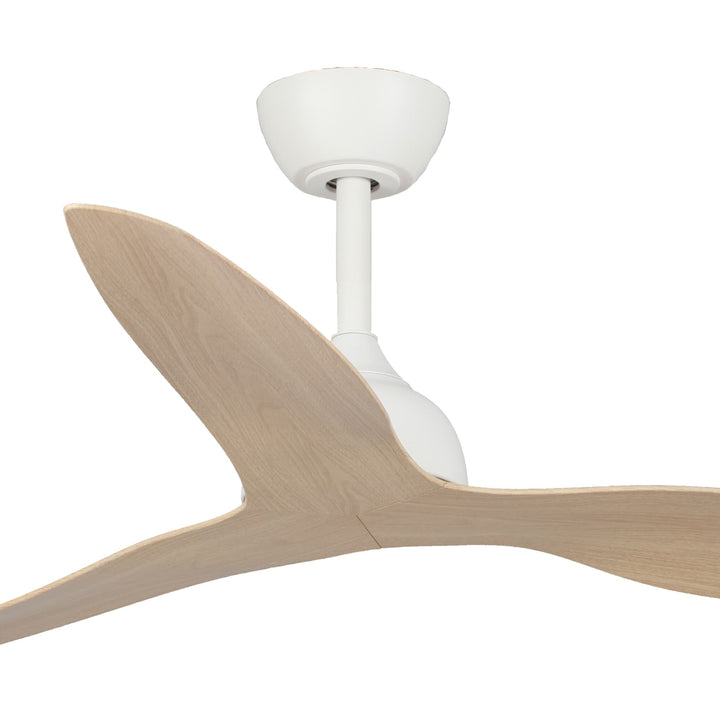 Fanco Eco Style DC 52" Ceiling Fan With Remote | White & Beechwood