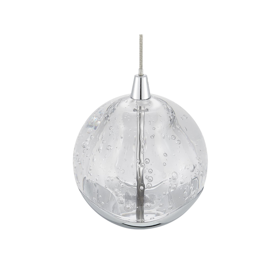 Telbix Segovia 1 Light LED Pendant | Chrome