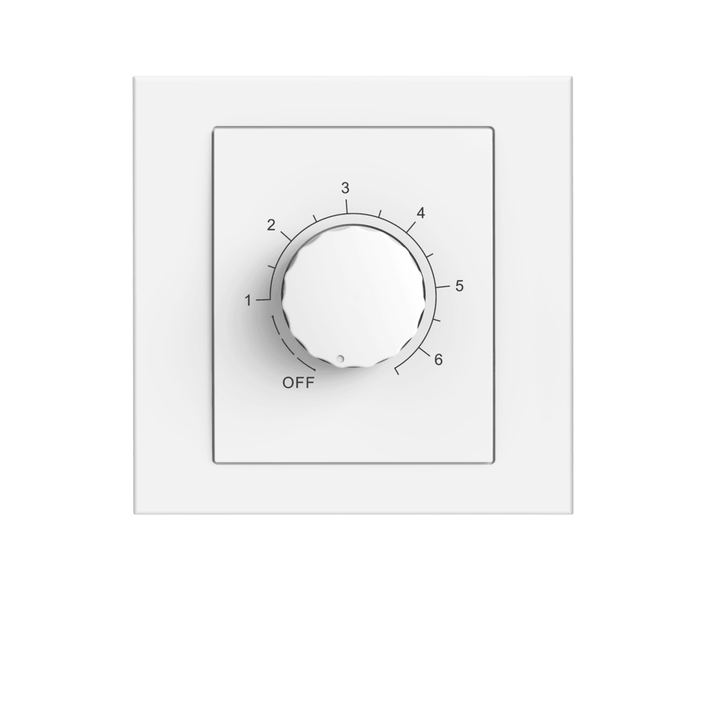 Fanco Studio 48" (1220mm) Low Profile ABS Blade DC Ceiling Fan With Wall Control | White