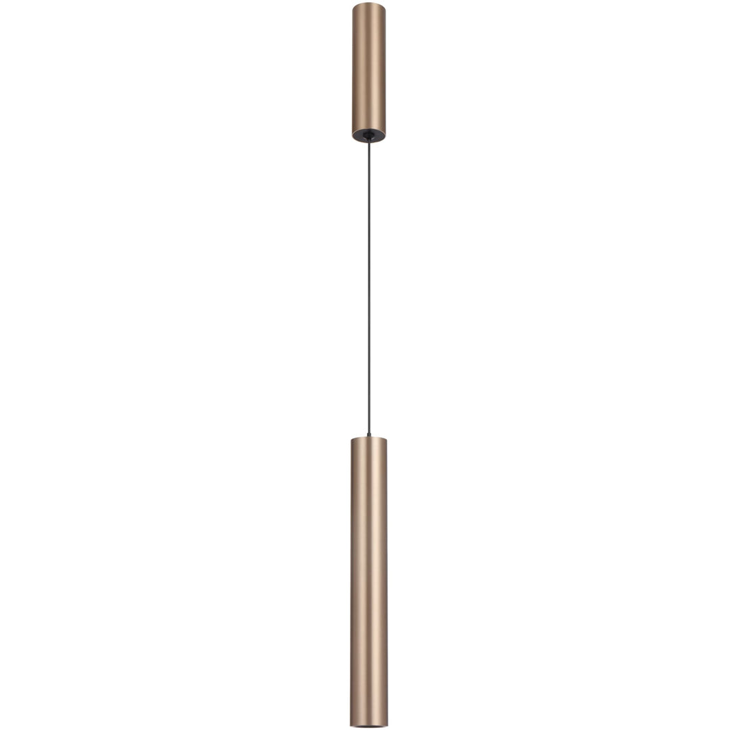 Telbix Verano Dual Cylinder Slim LED Pendant Light | Copper