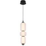Telbix Torso 3 Light LED Pendant | Black