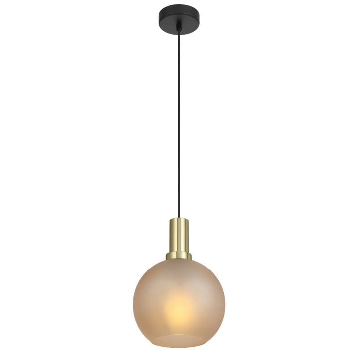 Telbix Patino Small Glass Pendant (E27) | Amber