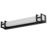 Telbix Gilson Small Tricolour LED Vanity Light | Black