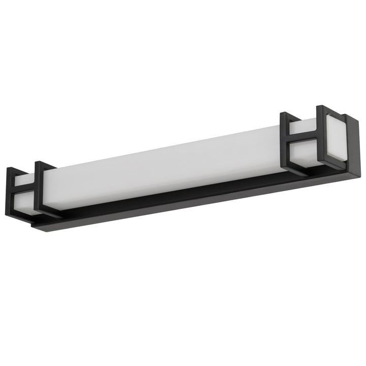 Telbix Gilson Small Tricolour LED Vanity Light | Black