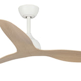 Fanco Eco Style DC 52" Ceiling Fan With Remote | White & Beechwood