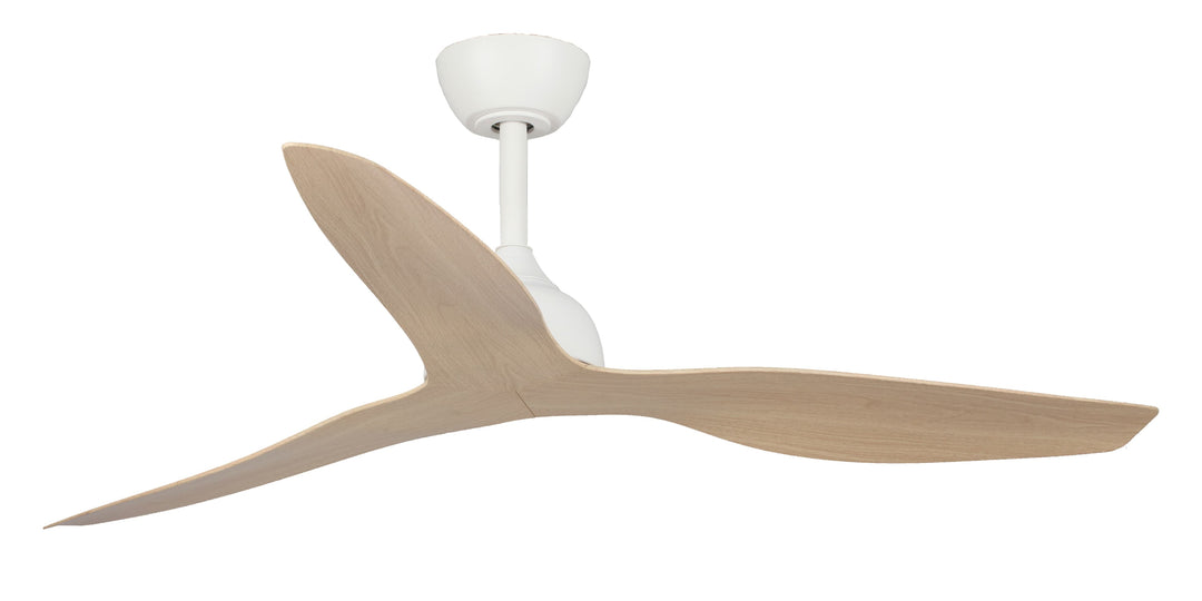 Fanco Eco Style DC 52" Ceiling Fan With Remote | White & Beechwood