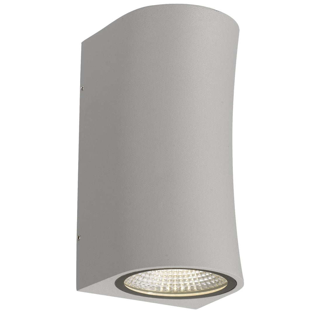 Telbix Vita Exterior Up/Down CCT LED Wall Light | Silver