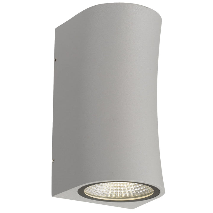 Telbix Vita Exterior Up/Down CCT LED Wall Light | Silver