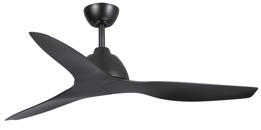 Fanco Breeze 52" AC Ceiling Fan with Wall Controller | Black