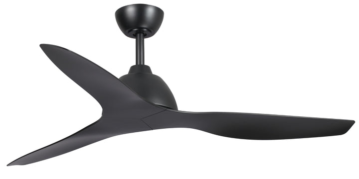 Fanco Breeze 52" AC Ceiling Fan with Wall Controller | Black
