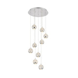 Telbix Segovia 9 Light LED Pendant | Chrome