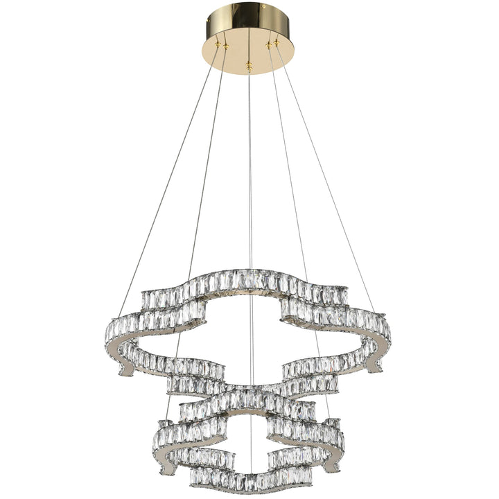 Telbix Jura 2 Tier Pendant Light | Gold
