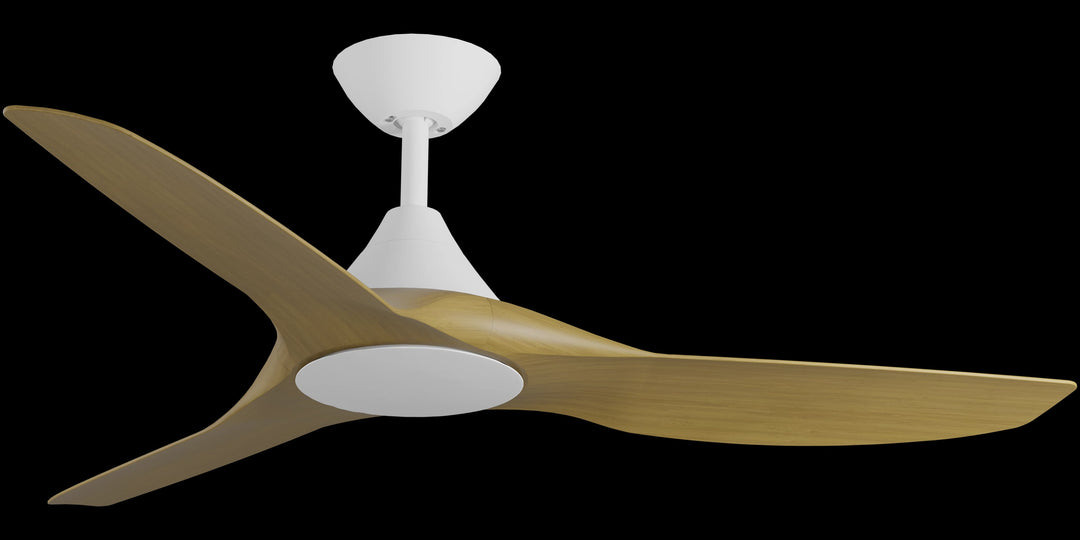 Calibo Smart CloudFan 52" (1300mm) ABS Energy Efficient DC Ceiling Fan and Remote | White & Teak