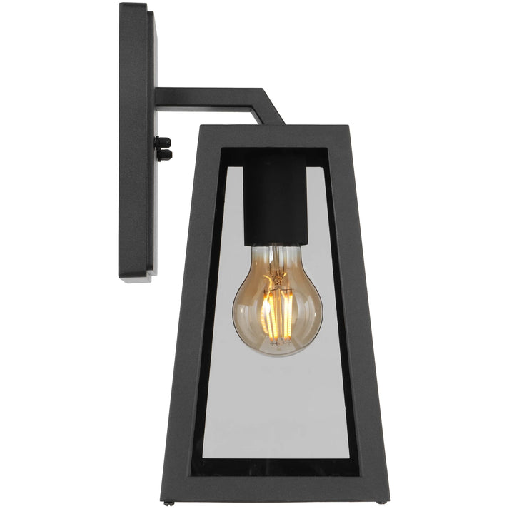 Telbix Cosca Small Exterior Wall Bracket | Black