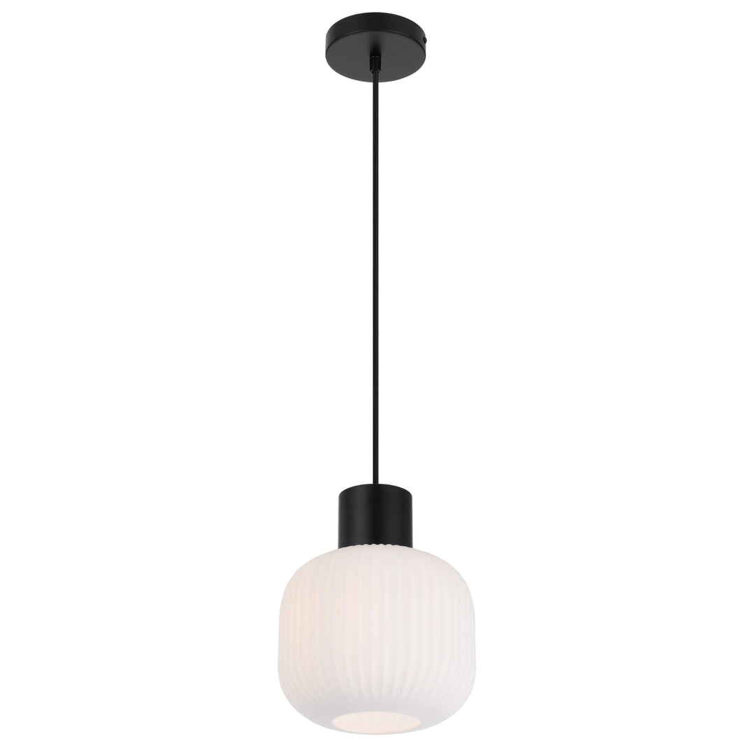 Telbix Nori 1 Light Traditional Glass Pendant | Medium
