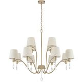 Telbix Malvern 12 Light Pendant Light | Antique Silver
