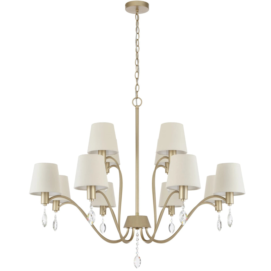 Telbix Malvern 12 Light Pendant Light | Antique Silver