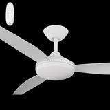 Calibo Condor 56" DC Smart Ceiling Fan with LED Light and Remote Control | White