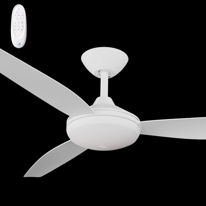 Calibo Condor 56" DC Smart Ceiling Fan with LED Light and Remote Control | White