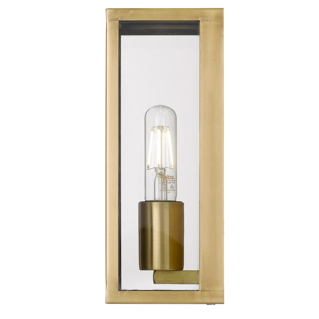 Telbix Arzano Small Wall Light | Antique Brass