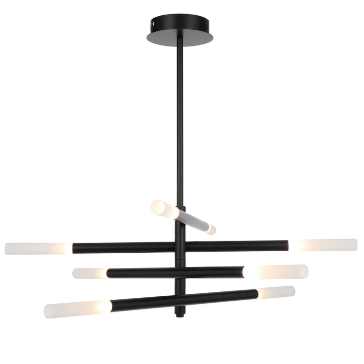 Telbix Pinta 8 Light LED Pendant Light | Black