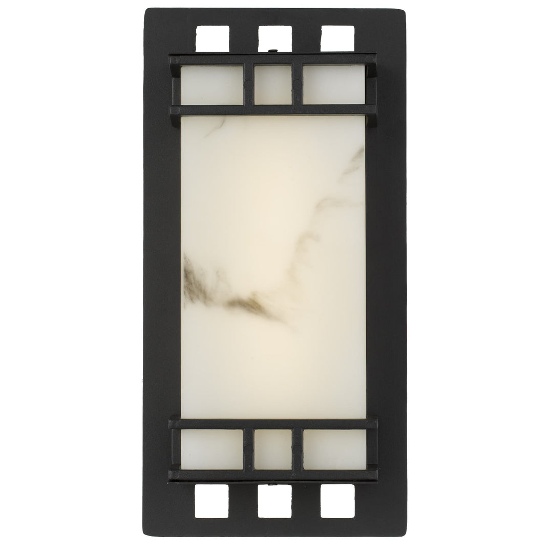 Telbix Burch 7W LED Exterior Wall Light | Black