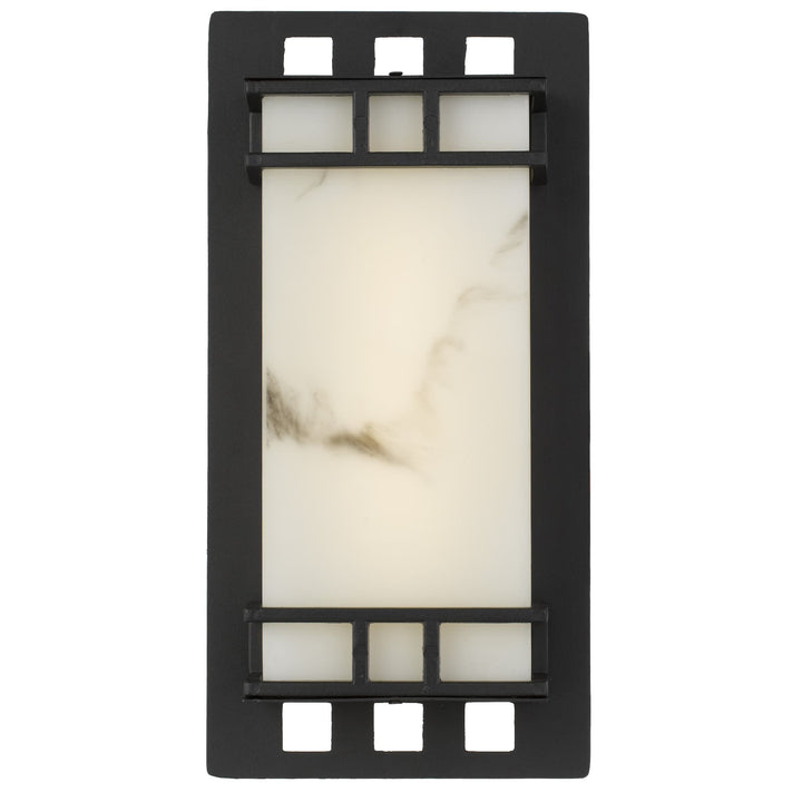 Telbix Burch 7W LED Exterior Wall Light | Black