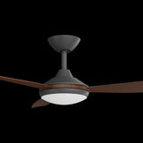 Calibo Condor 56" DC Smart Ceiling Fan with LED Light and Remote Control | Black and Koa