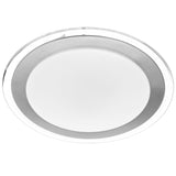 Telbix Astrid Small Tricolour LED Oyster Light | Silver