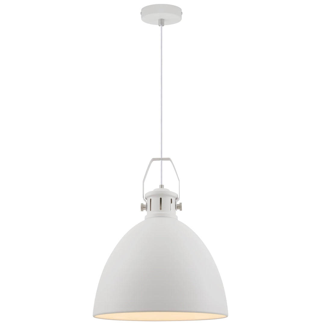 Telbix Fabrica Medium Pendant | White