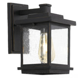 Telbix Strand Exterior Wall Light | Black