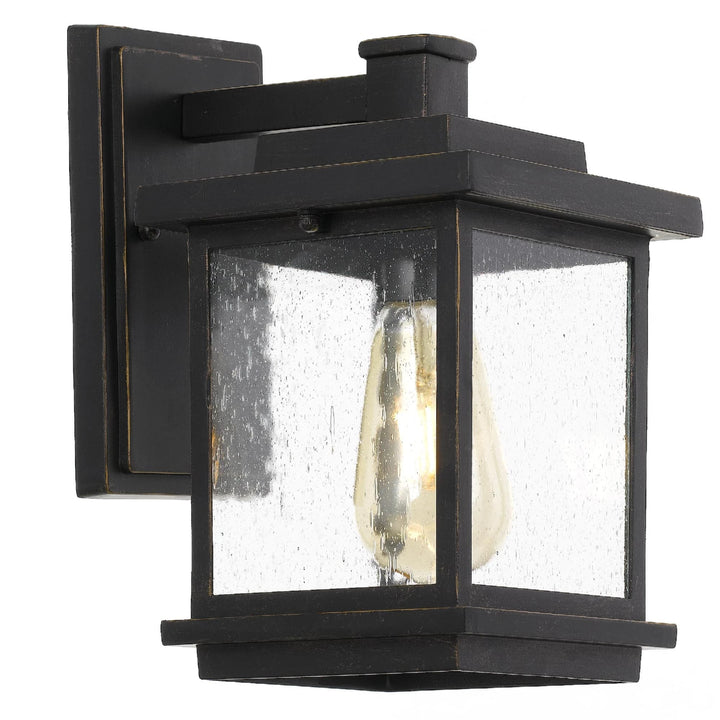 Telbix Strand Exterior Wall Light | Black