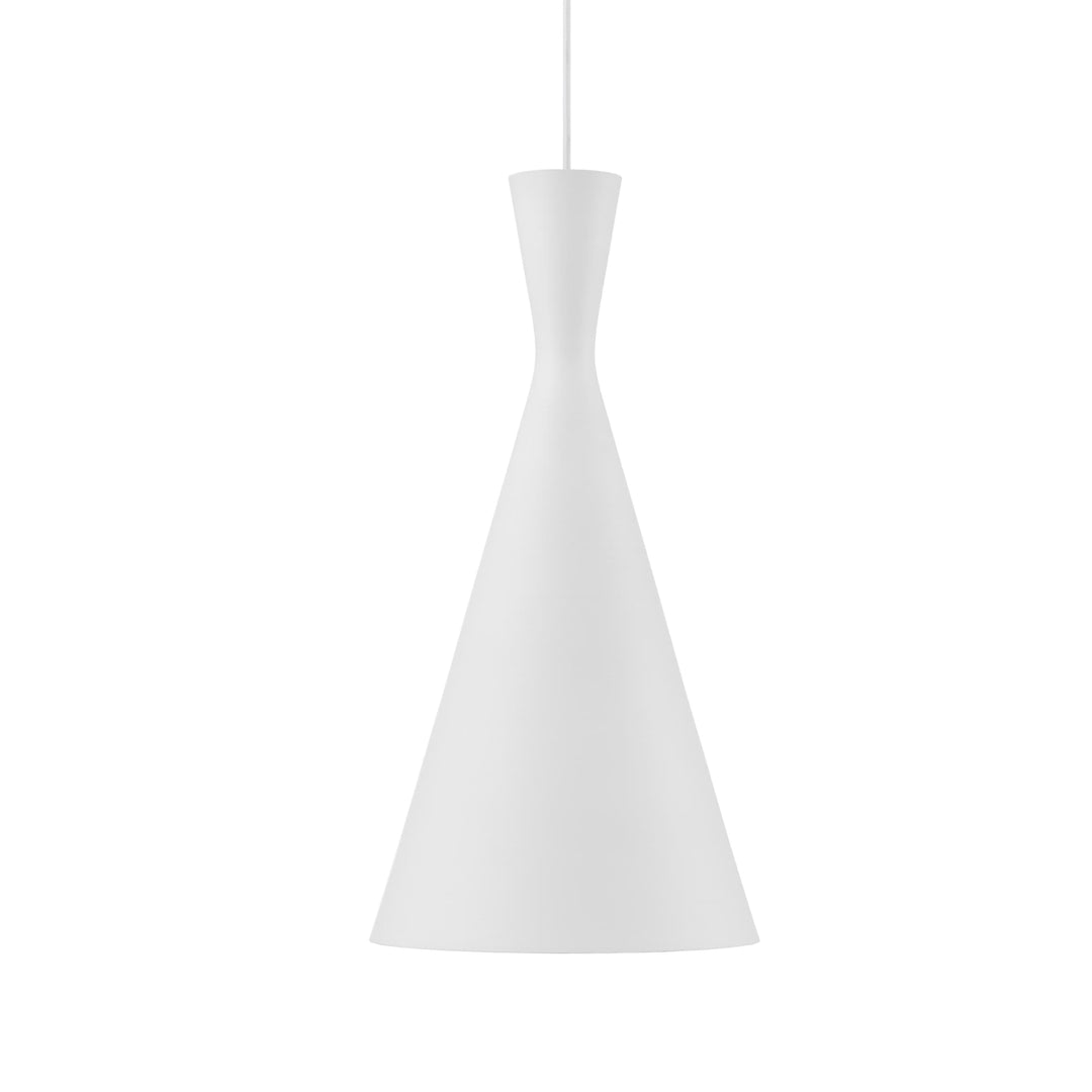 Telbix Flero White Pendant Light (E27) | Large