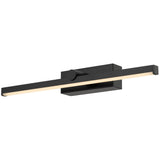 Telbix Foley Small Tricolour LED Vanity Light | Black