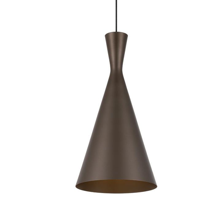 Telbix Flero Brushed Bronze Pendant Light (E27) | Large