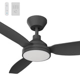 Calibo Sora 52" DC Ceiling Fan with LED Light, Wall Control and Remote | Black