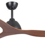 Fanco Breeze 52" AC Ceiling Fan with Wall Controller | Black and Koa