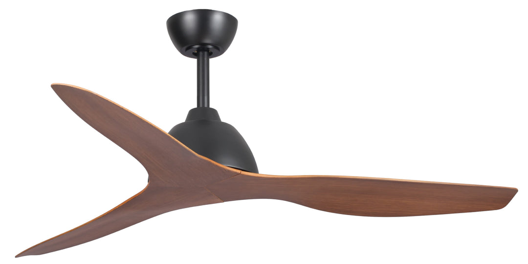 Fanco Breeze 52" AC Ceiling Fan with Wall Controller | Black and Koa