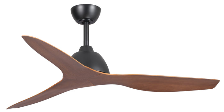 Fanco Breeze 52" AC Ceiling Fan with Wall Controller | Black and Koa