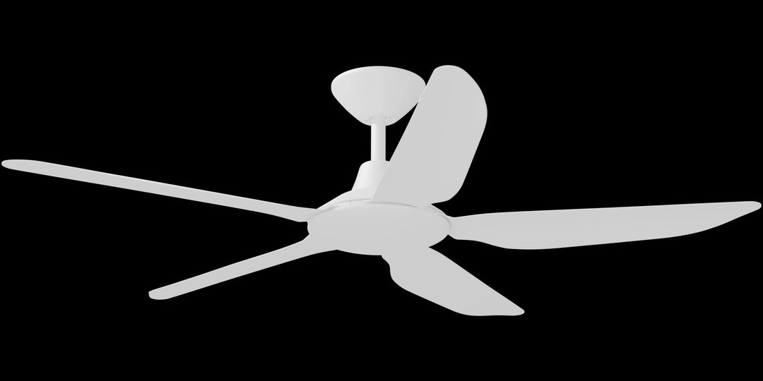 Calibo Storm 52" (1320mm) 5 Blade Indoor/Outdoor DC Ceiling Fan and Remote | White