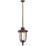 Telbix Ramiro Large Outdoor Lantern Pendant with Textured Glass and Multiple Suspension | Bronze