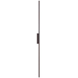 Telbix Ebiza Tall Slimline Tricolour LED Exterior Wall Light | Rust