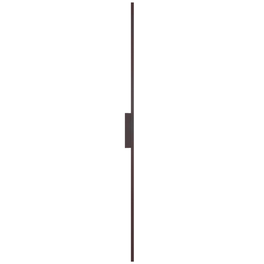 Telbix Ebiza Tall Slimline Tricolour LED Exterior Wall Light | Rust