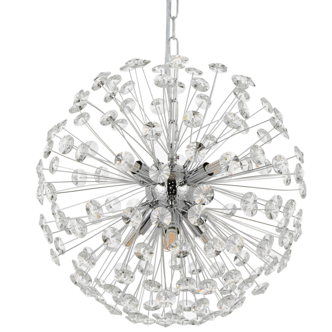 Telbix Lerida 8 Light Pendant | Chrome