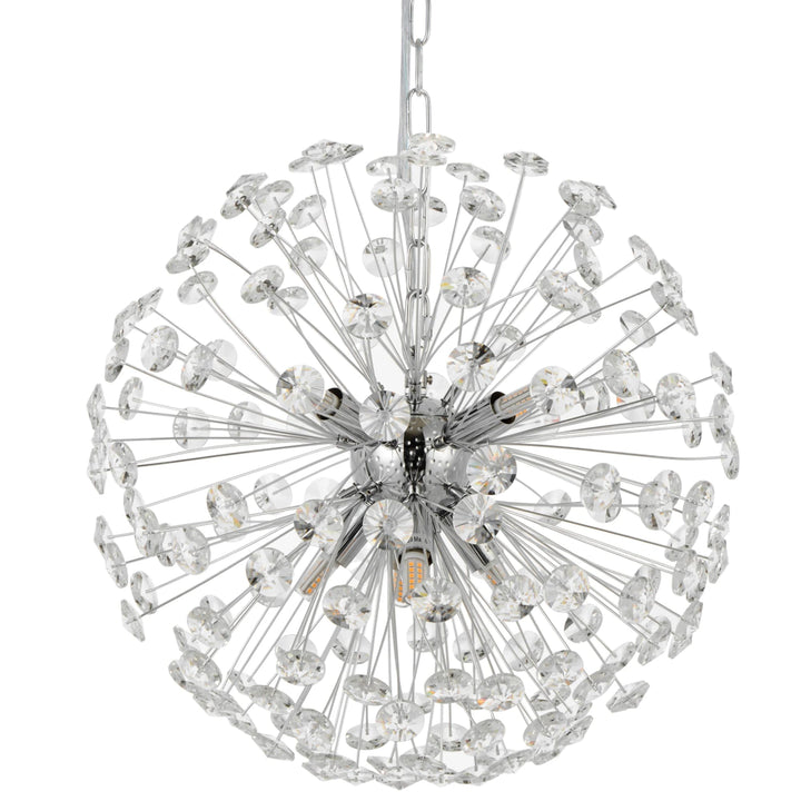 Telbix Lerida 8 Light Pendant | Chrome