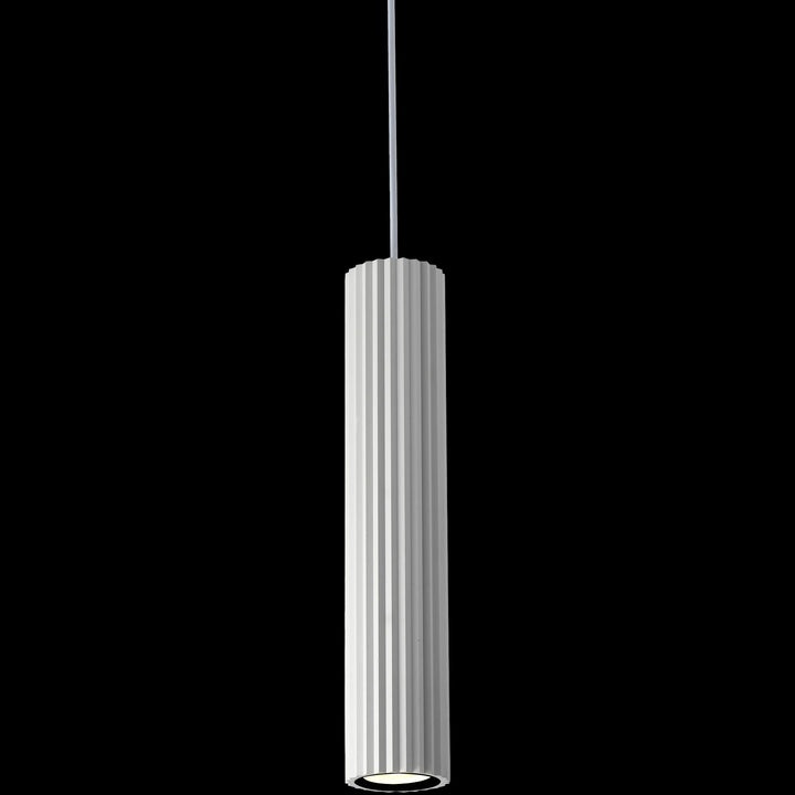 Calibo Canary Fluted 300mm Pendant | White